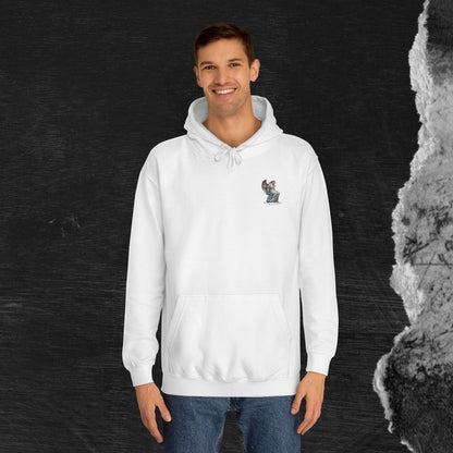 Fallen Angel College Hoodie - Vintage Art Design