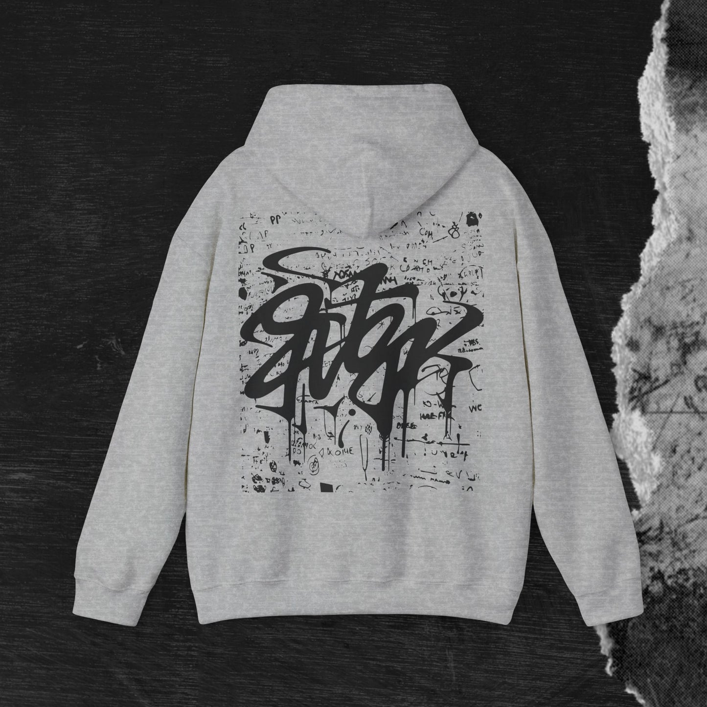 Graffiti Hoodie - Street Art Unisex Sweatshirt