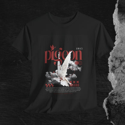 Artistic Unisex Heavy Cotton Tee - Pigeon & The Art Design 2025