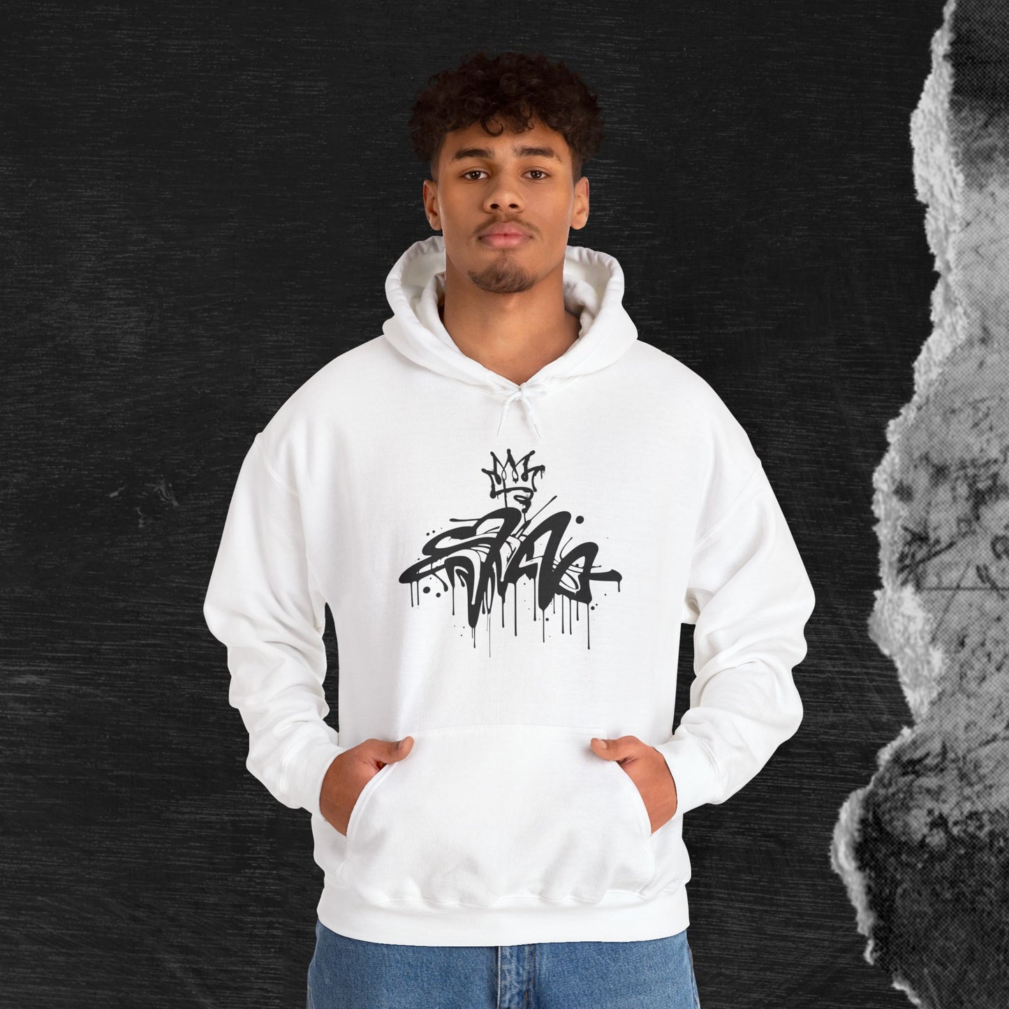 Graffiti Hoodie - Street Art Unisex Sweatshirt